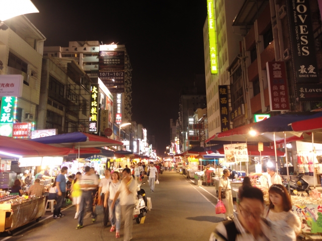 中国の夜市