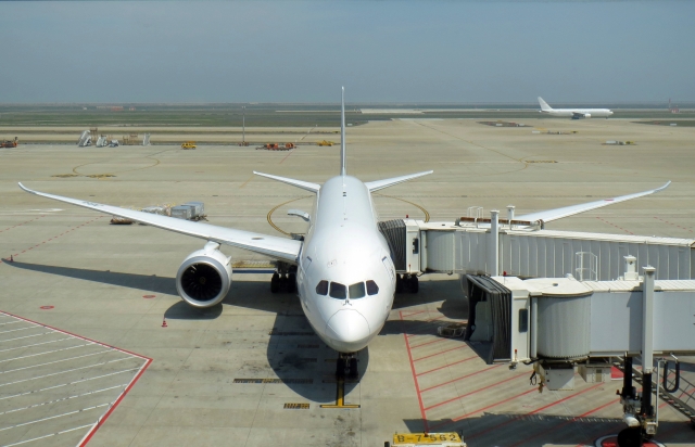 上海の飛行機